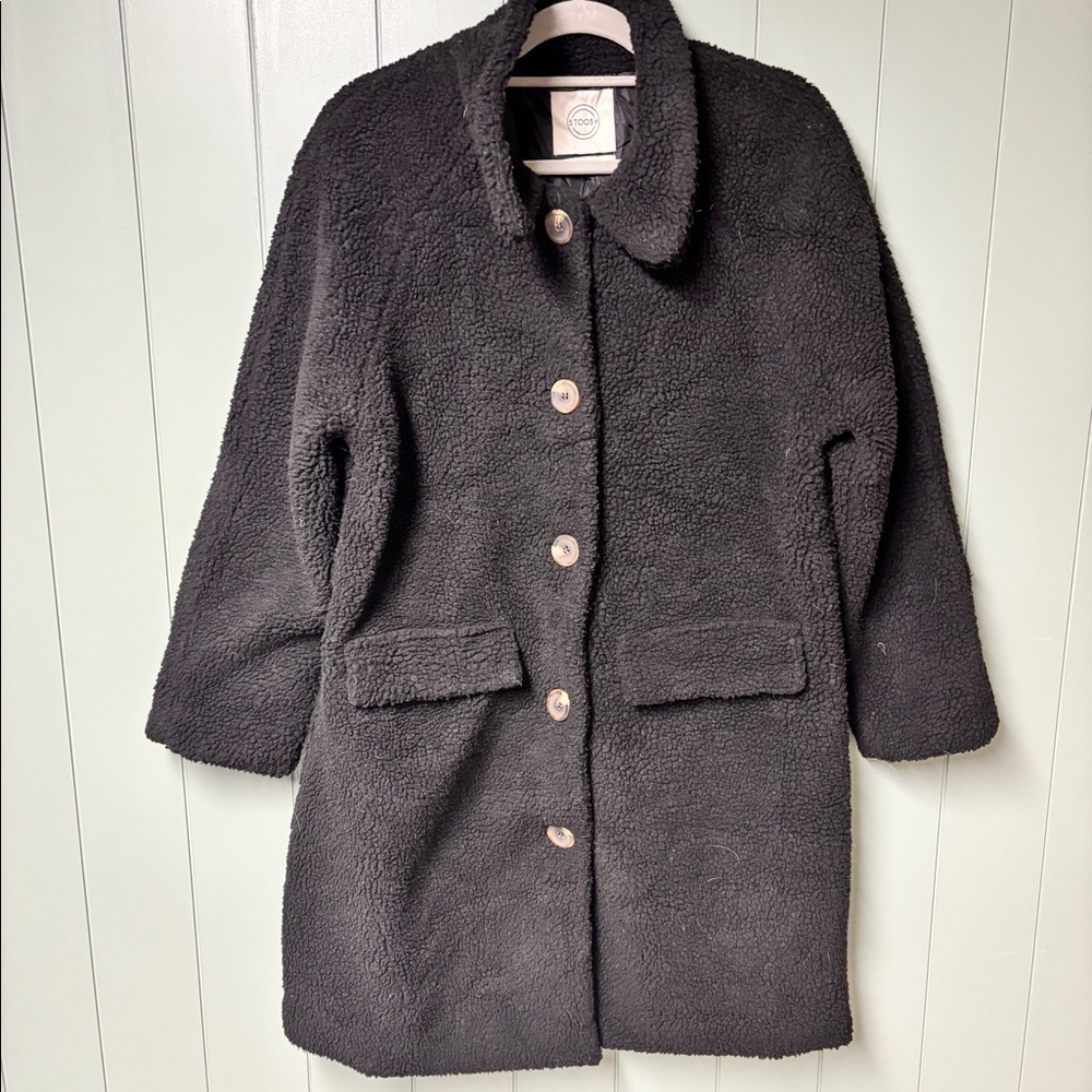Black Sherpa Teddy Jacket